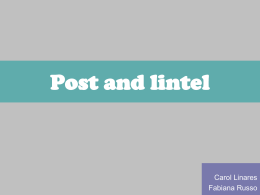 Post and lintel