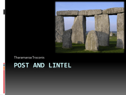 post and lintel