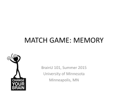 Memory Match Game: How to Play