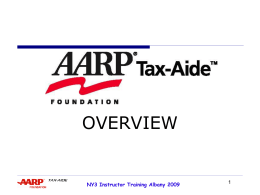 1_07_AARP-Organization - AARP Tax-Aide