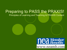 Praxis - Utah Education Association