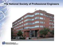 Software Engineering Exam - National Society of Professional