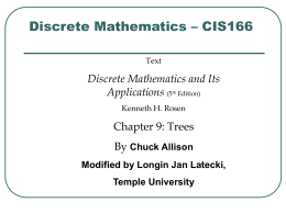 Discrete Structures - CSIS121