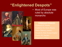 The Enlightened Despots