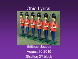 Ohio Lyrics
