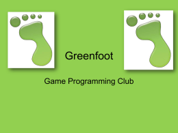Greenfoot - missallgar