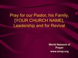 Pray for - You are being redirected to the new WNOP website.