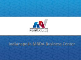 Indianapolis MBDA Business Center