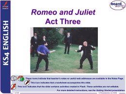 Romeo and Juliet - Act Three - stjohns