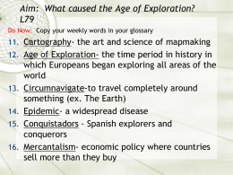 FQ: What caused the Age of Exploration? (L18Exploration)