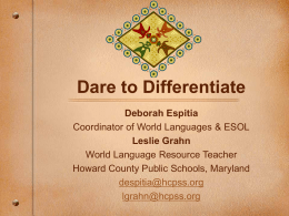 Daring to Differentiate - Dare to Differentiate