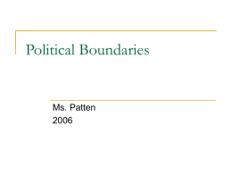 Political Boundaries UNCLOS File