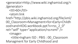 Ingham ISD : PBIS : 00_Classroom Managment for Early Childhood