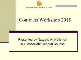 Slide 1 - Office of the General Counsel