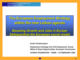 The European Employment Strategy within the