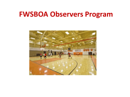 Observers/Mentoring Program