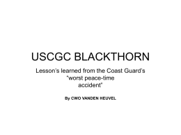 uscgc blackthorn - Armed Forces History Museum