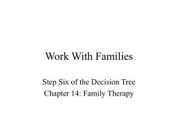 Work With Families