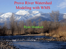 WMS Investigates Provo, Utah