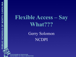 Flexible Access