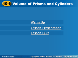 Volume of Prisms and cylinders.ppt