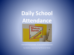 Daily School Attendance - Charles County Public Schools