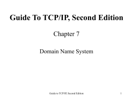 Guide to TCP/IP, Second Edition