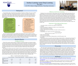 Surface learning - Penn State University