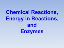 Chemical Reactions