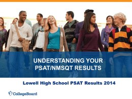 understanding your psat/nmsqt results - Tri