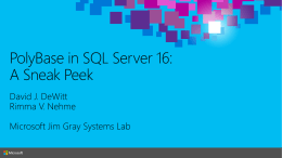 PolyBase in SQL Server 16: A Sneak Peek