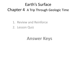Earth`s Surface Chapter 4