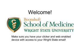 NOT - Boonshoft School of Medicine | Wright State University