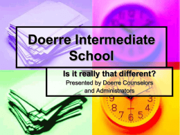 Doerre Intermediate School