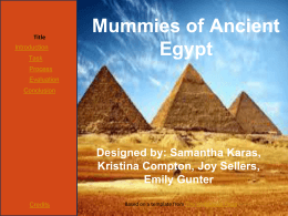 Mummies of Ancient Egypt