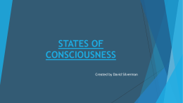 States of Consciousness Powerpoint
