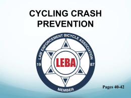 Cycling Crash Prevention 2015