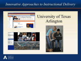 IV-A UTA - Texas Higher Education Coordinating Board