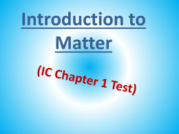 PowerPoint Review for Chapter 1 Test