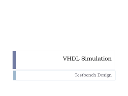 VHDL Simulation