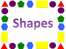Learning About 2D Shapes (Sides)