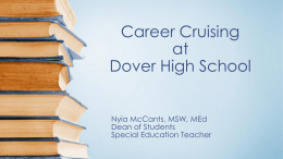 Career Cruising - Delaware Department of Education