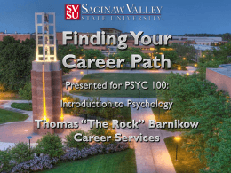 PSYC_100 - Saginaw Valley State University