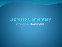 Espresso Elementary