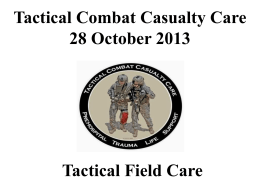 Tactical Field Care