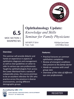 Ophthalmology Update