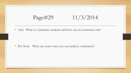 Page# 11/3/2014 - 11th Grade CP American Literature Comp A