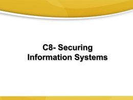 Securing Information Systems