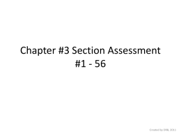 Chapter 3 Section Assessment Ans