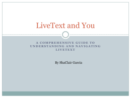 LiveText PowerPoint